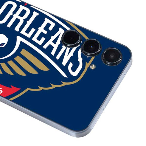 NBA New Orleans Pelicans Large Logo Galaxy A55 5G Skin